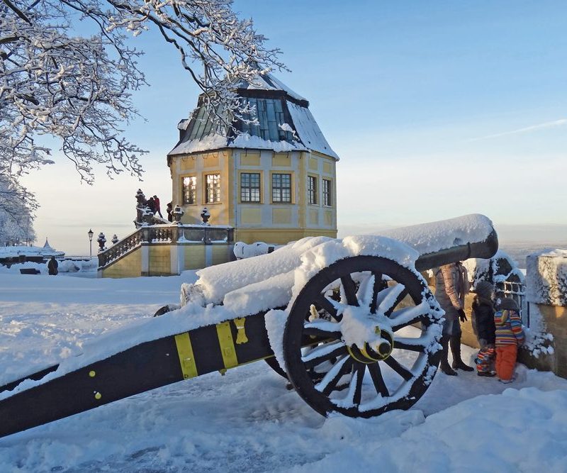 Advent v Saském Švýcarsku: pevnost Königstein, Bastei a Hohnstein