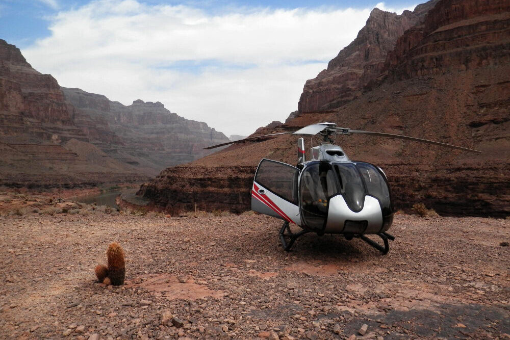 Helikoptérou v Grand Canyon