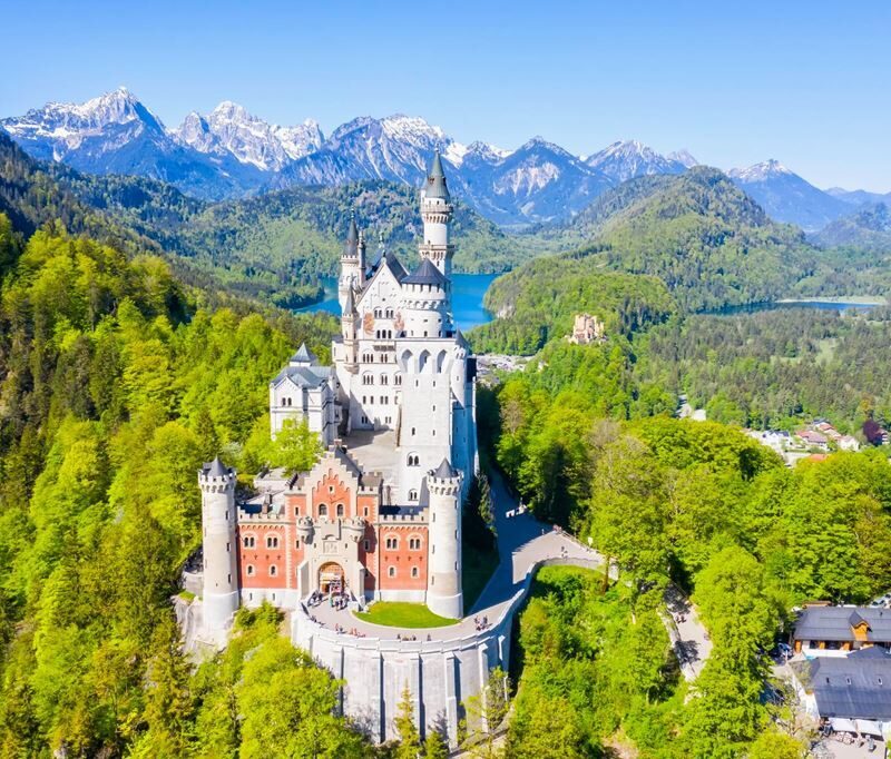 Hory okolo Zugspitze a pohádkové zámky