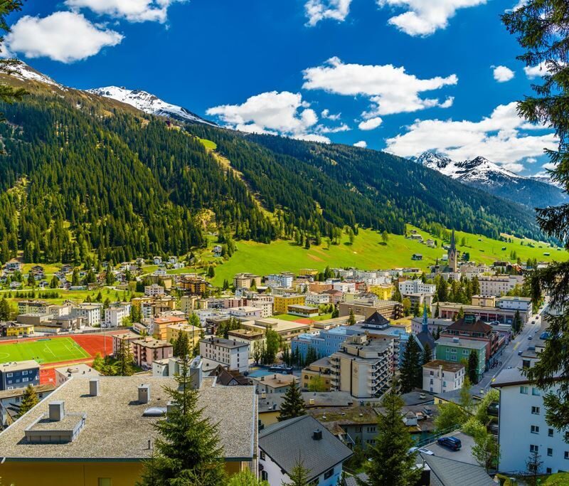 Cyklistika v horách okolo Davosu