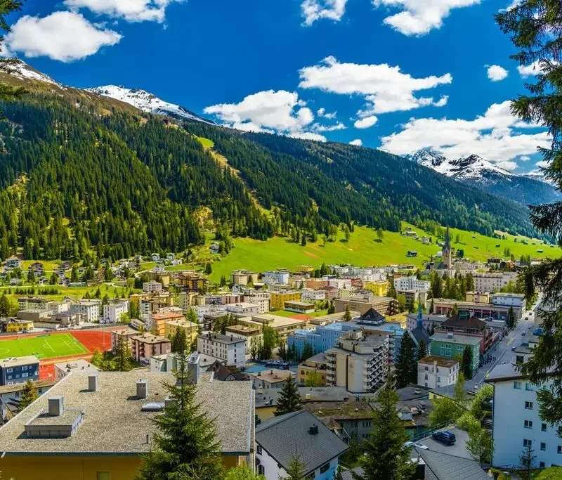 Cyklistika v horách okolo Davosu