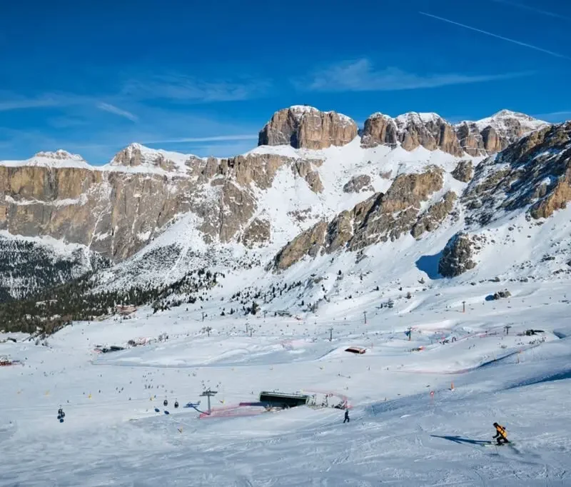 Lyžování v Dolomitech (hotel Soggiorno Dolomiti)